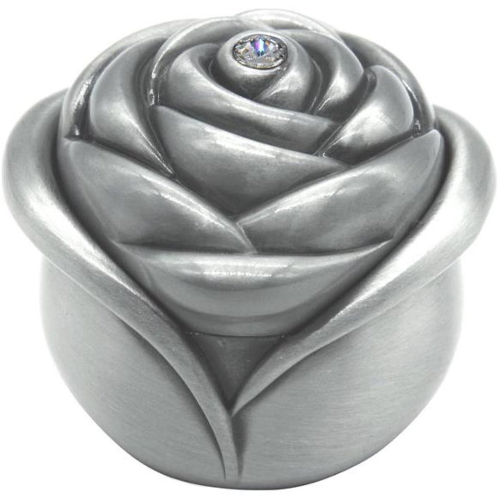 Vintage Rose Flower Style Antique Women Trinket Jewelry GiftBox Necklace Earring